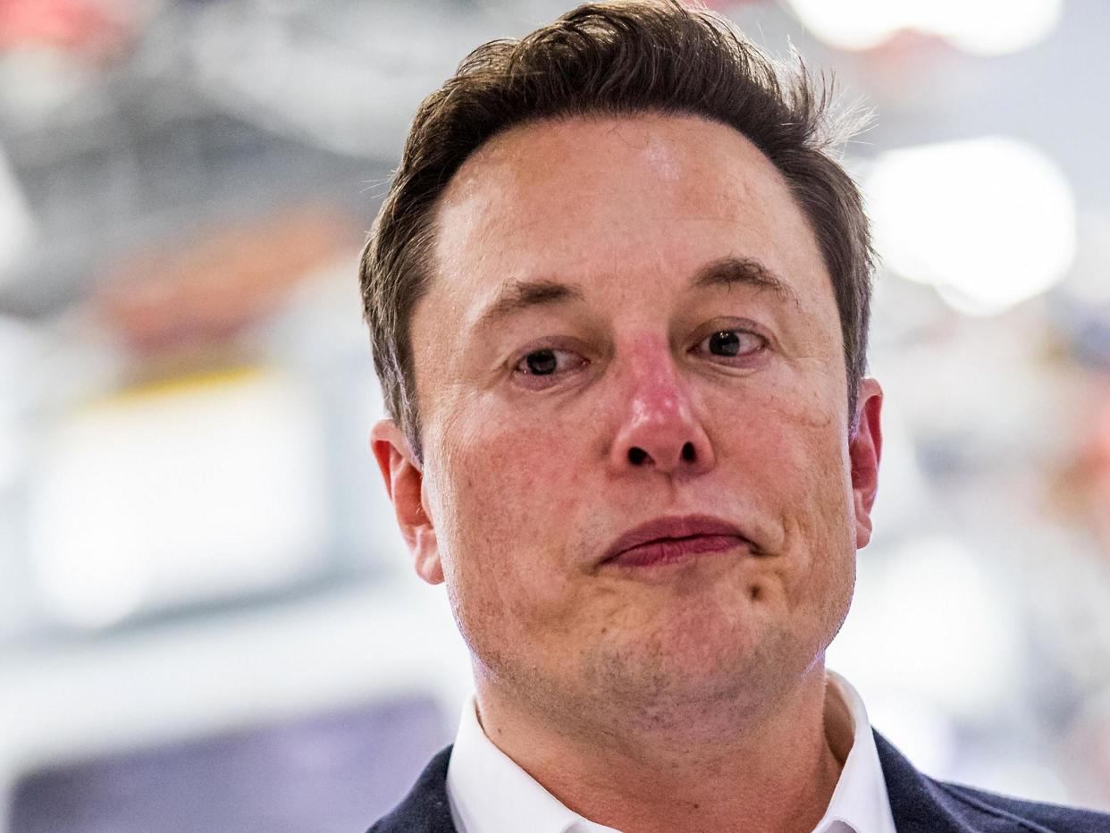 Elon Musk's fortune took a $768m battering after the launch of Tesla's Cybertruck: AFP/Getty