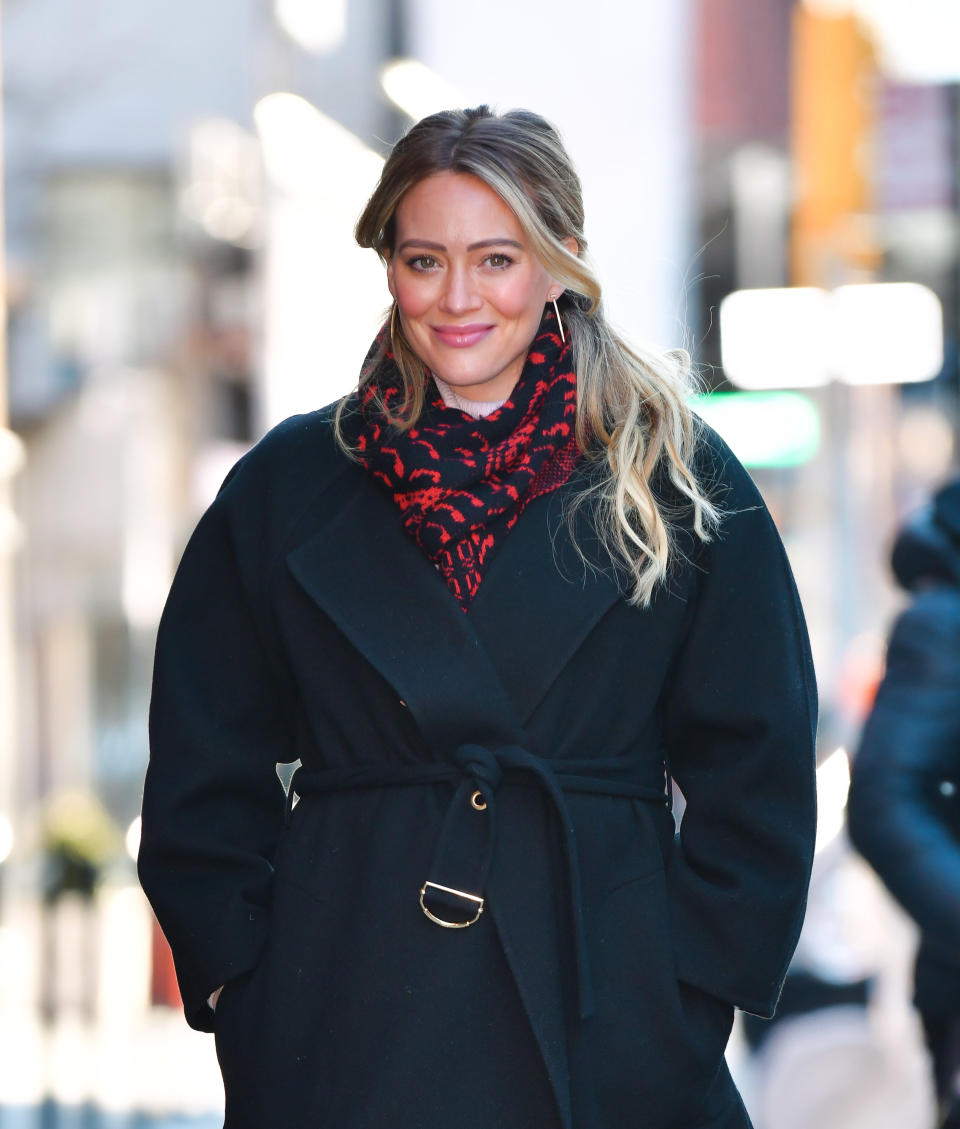 Hilary Duff showed off her pricey skincare routine from Perricone MD. (Photo by James Devaney/GC Images)