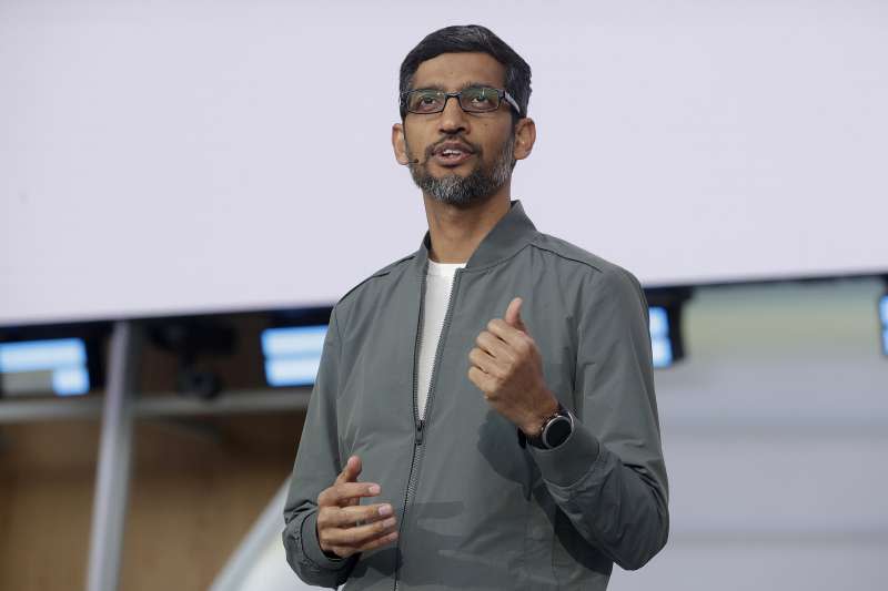 谷歌企業帝國掌門人皮猜（Sundar Pichai）（AP）