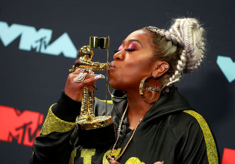 FILE PHOTO: 2019 MTV Video Music Awards - Photo Room - Prudential Center, Newark, New Jersey, U.S.