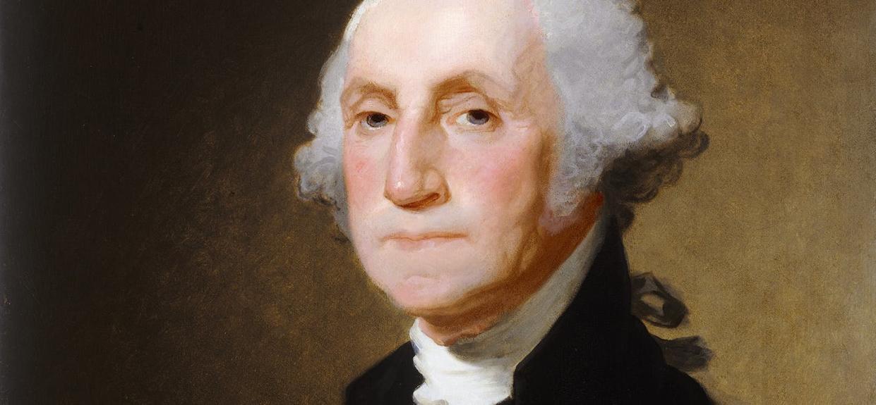 George Washington faced many challenges regarding his teeth <a href="https://commons.wikimedia.org/wiki/File:George_Washington_-_by_Gilbert_Stuart_-_c._1821_-_National_Gallery_of_Art,_Washington_DC.jpg" rel="nofollow noopener" target="_blank" data-ylk="slk:National Gallery of Art, Washington, DC;elm:context_link;itc:0;sec:content-canvas" class="link ">National Gallery of Art, Washington, DC</a>