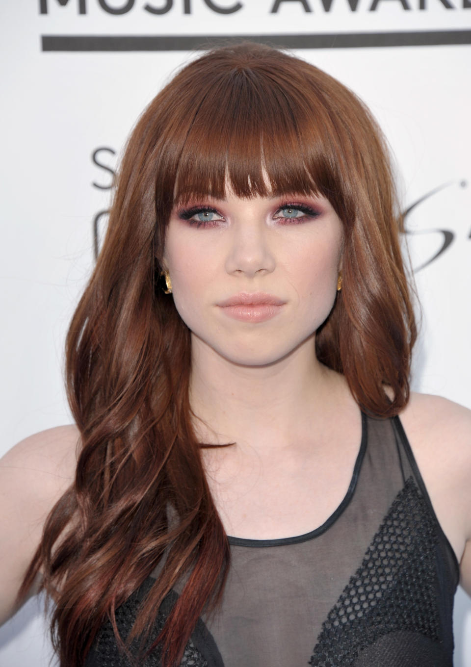 Carly Rae Jepsen arrives at the Billboard Music Awards at the MGM Grand Garden Arena on Sunday, May 19, 2013 in Las Vegas. (Photo by John Shearer/Invision/AP)