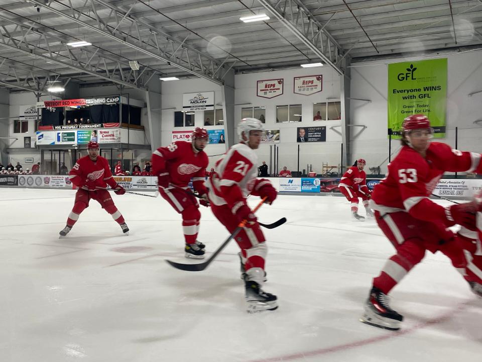 Detroit Red Wings scrimmage, Sept. 24, 2023 in Traverse City.