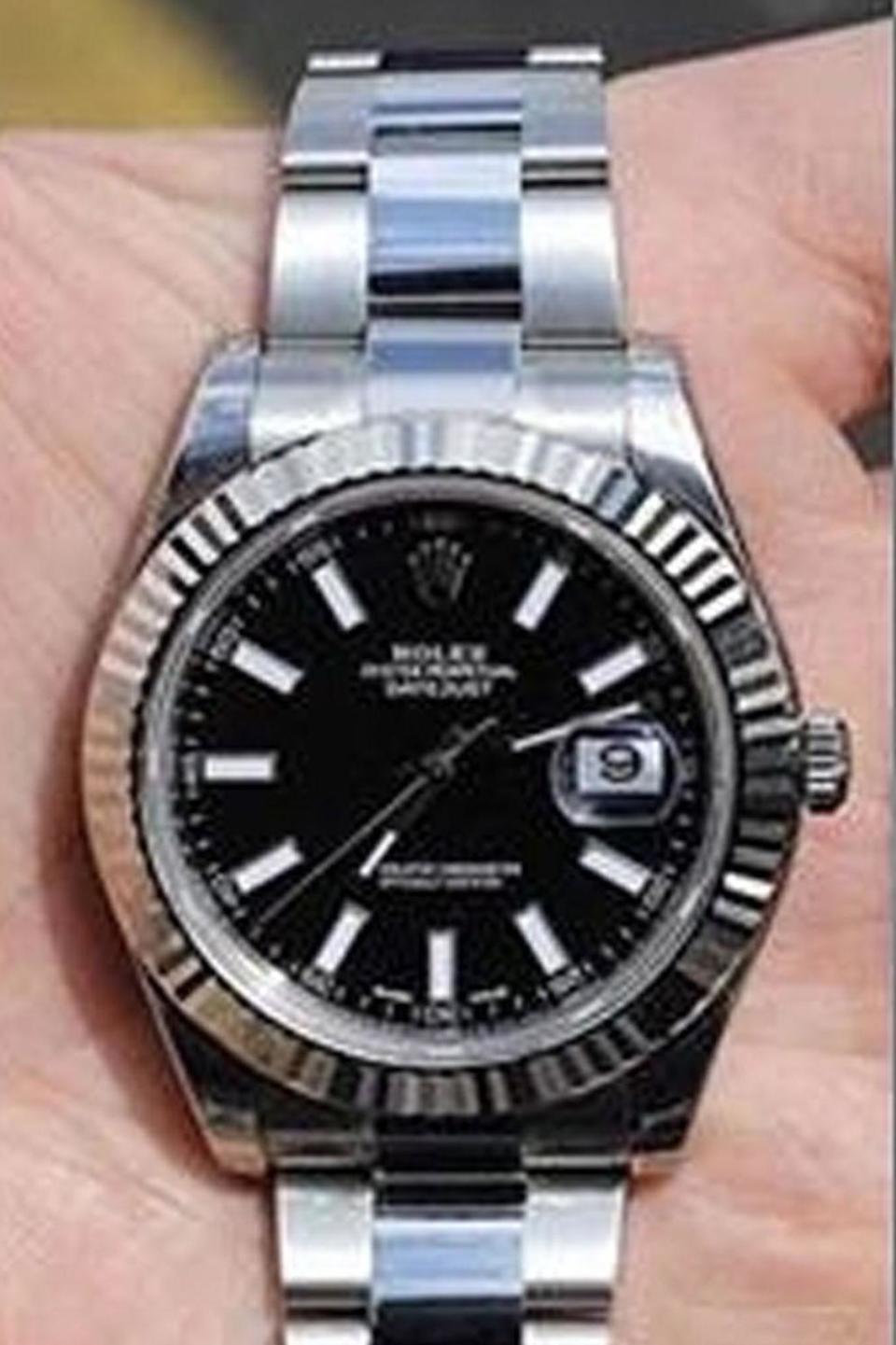 Police believe Mr Pearce may have been robbed for his watch, similar to one pictured. (Met Police)