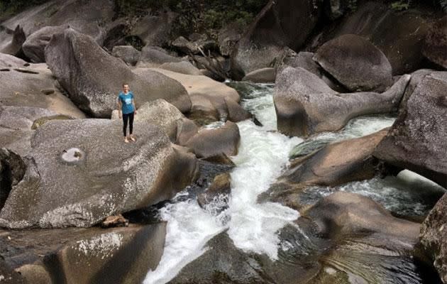 The Babinda Boulders has it all: swimming, beautiful picnic grounds, and rainforest walks. Photo: @the_garnichsons Instagram