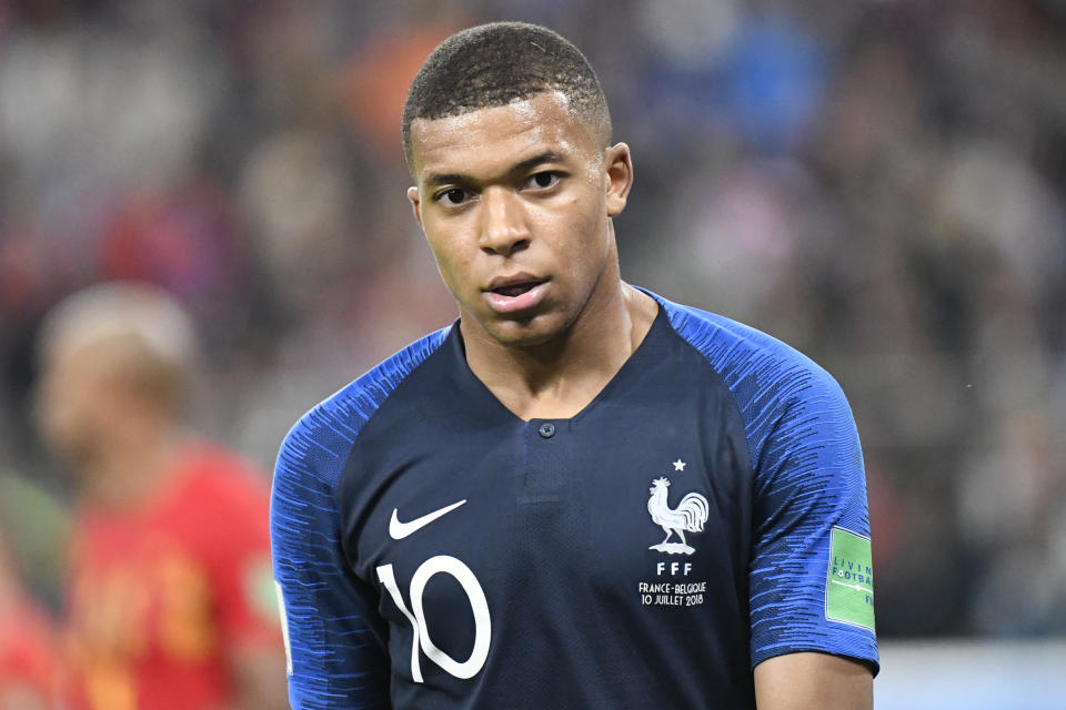 Mbappé n’était pas à 100% contre la Belgique et la Croatie (photo AFP).