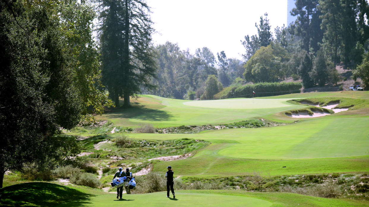  The seventh hole at Los Angeles Country Club 