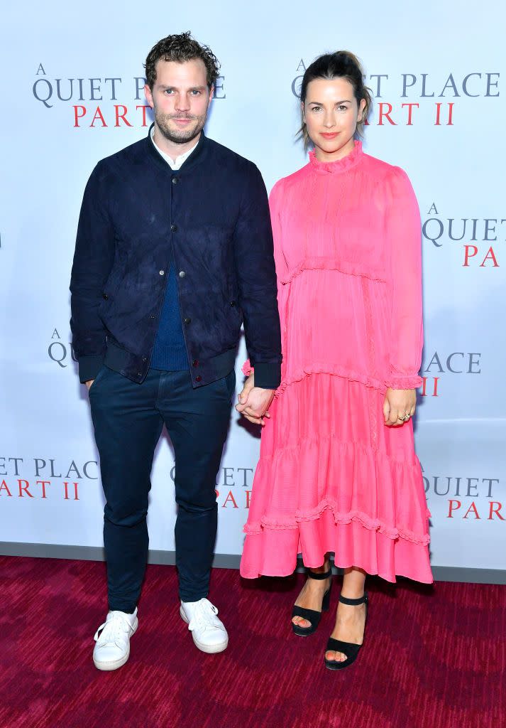 Jamie Dornan and Amelia Warner