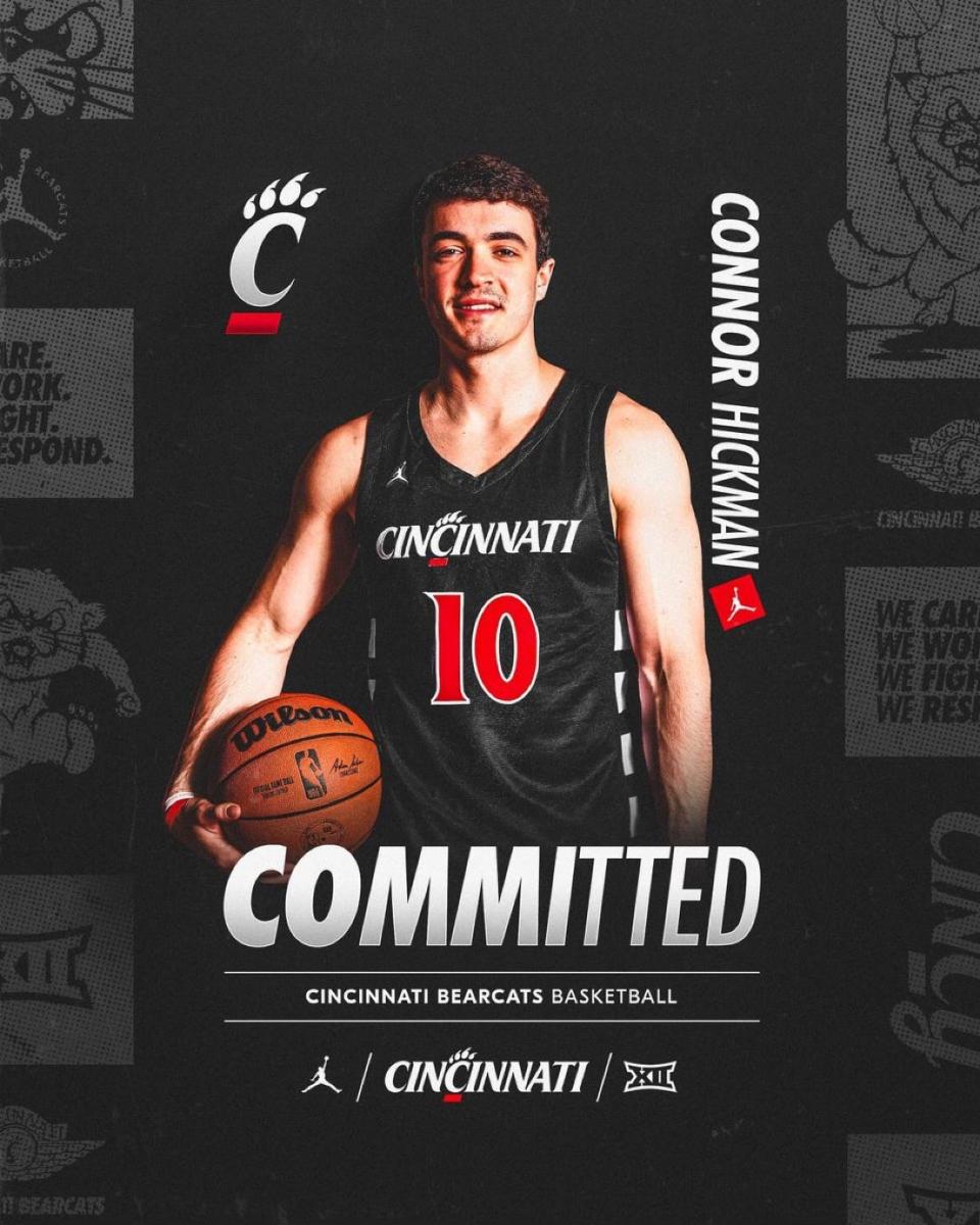 Bradley transfer Connor Hickman has committed to Cincinnati Bearcats basketball