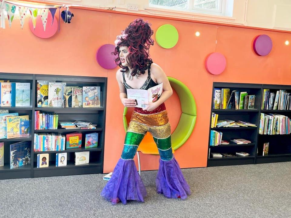 Drag is about dressing up; it is about performance (Drag Queen Story Hour UK/Facebook)