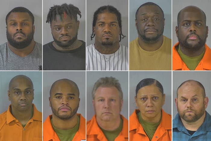 (Upper row from left to right) Wavie Jones, Darian Blackwell, Sadarius Williams, Brandon Rogers, and Dwayne Bramble (Lower row from left to right) Jermaine Branch, Kaiyell Sanders, Randy Boyer, Tabitha Levere, and Bradley Disse