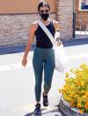 <p>Lucy Hale is seen out and about in L.A. on Monday. </p>