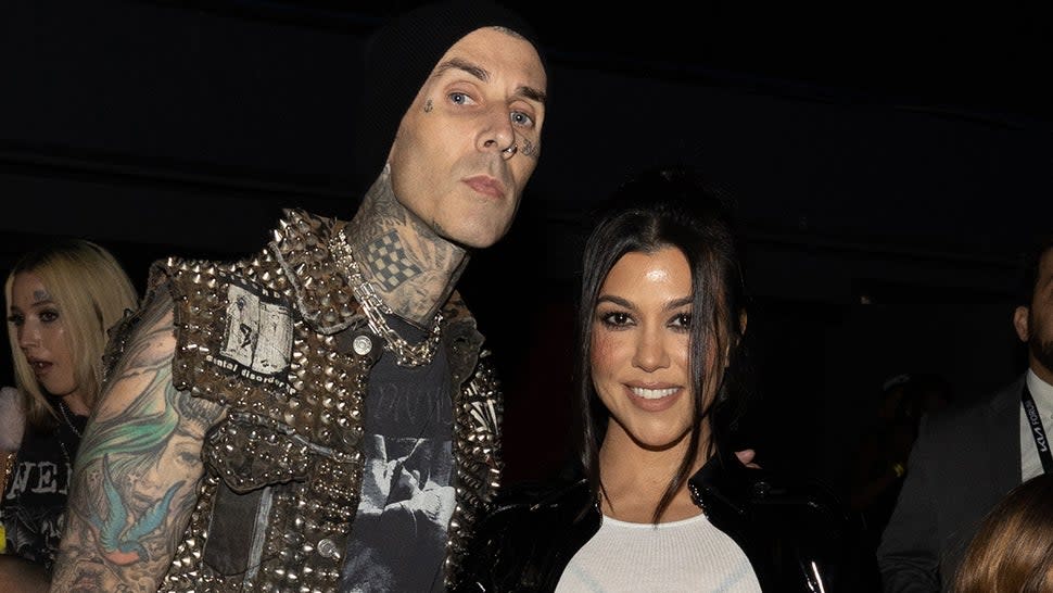 Travis Barker and Kourtney Kardashian