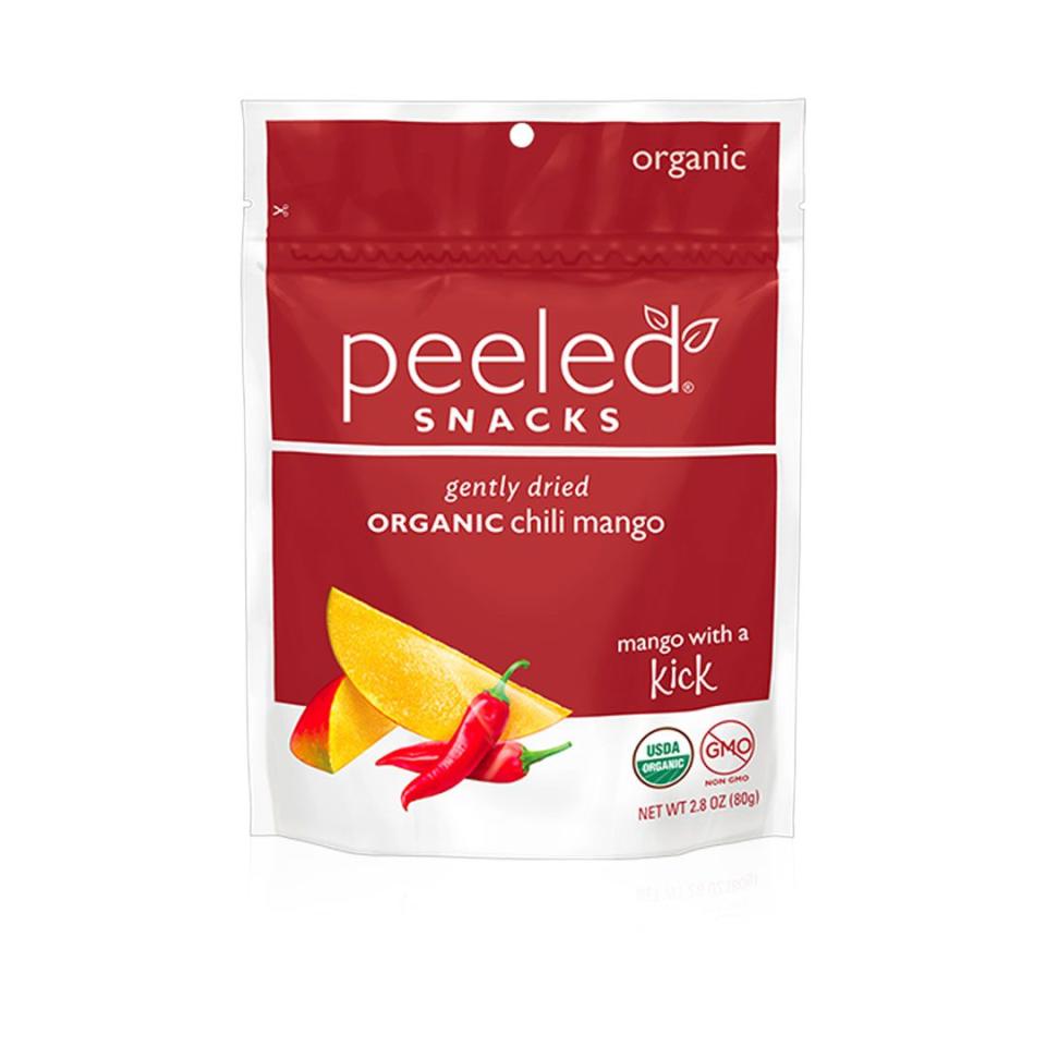 Chewy: Peeled Snacks Gently Dried Organic Chili Mango