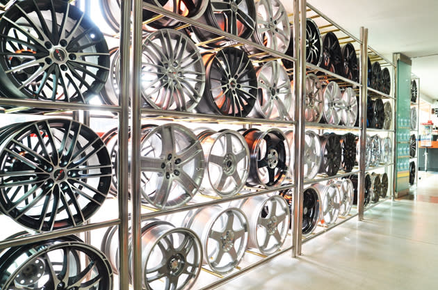 Visit a wheel shop for professional advice before buying new wheels!