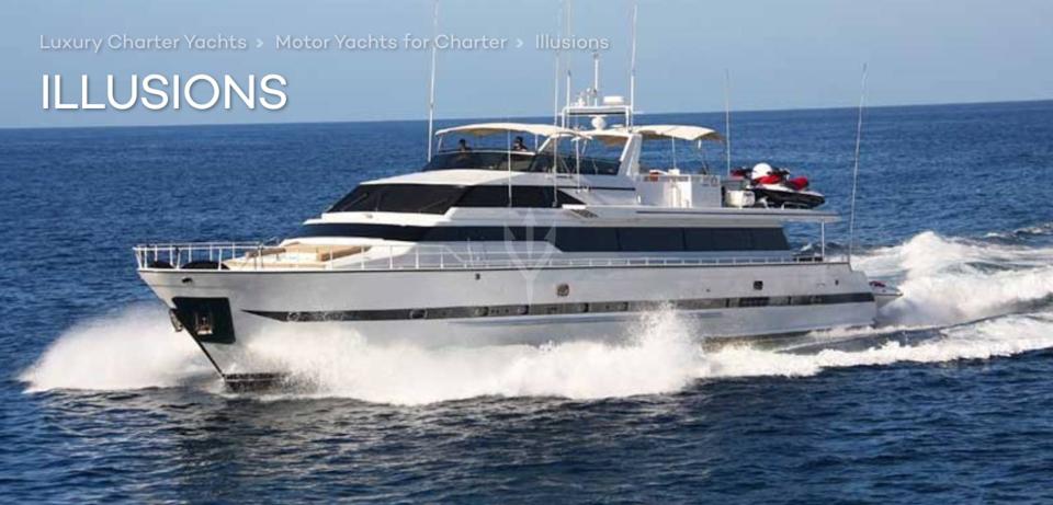 A photo of the yacht "Illusions," shown to jurors in the NRA civil corruption trial in New York.