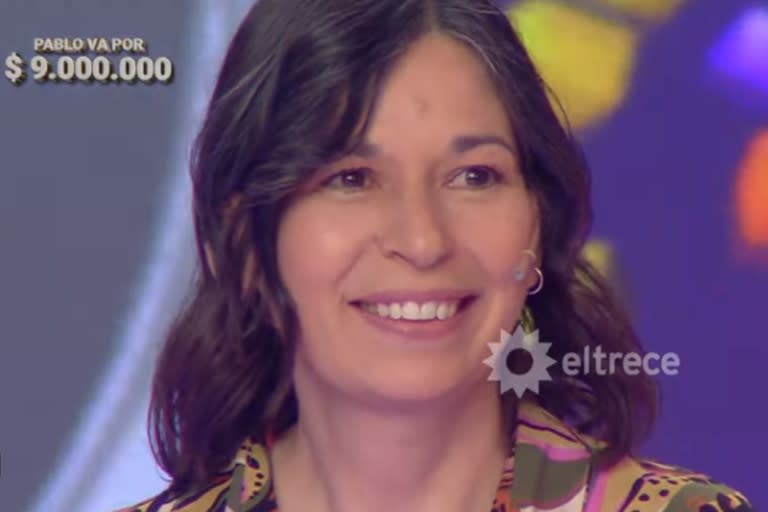 Fernanda es herrera de día, pizzera de noche y desde el martes, también ganadora de Los 8 escalones de los 3 millones (Foto: Captura eltrece)