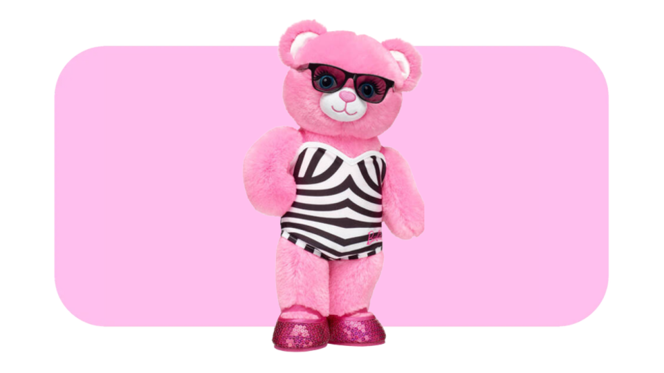 Build-A-Bear's Barbie bear might be the most adorable collaboration yet.