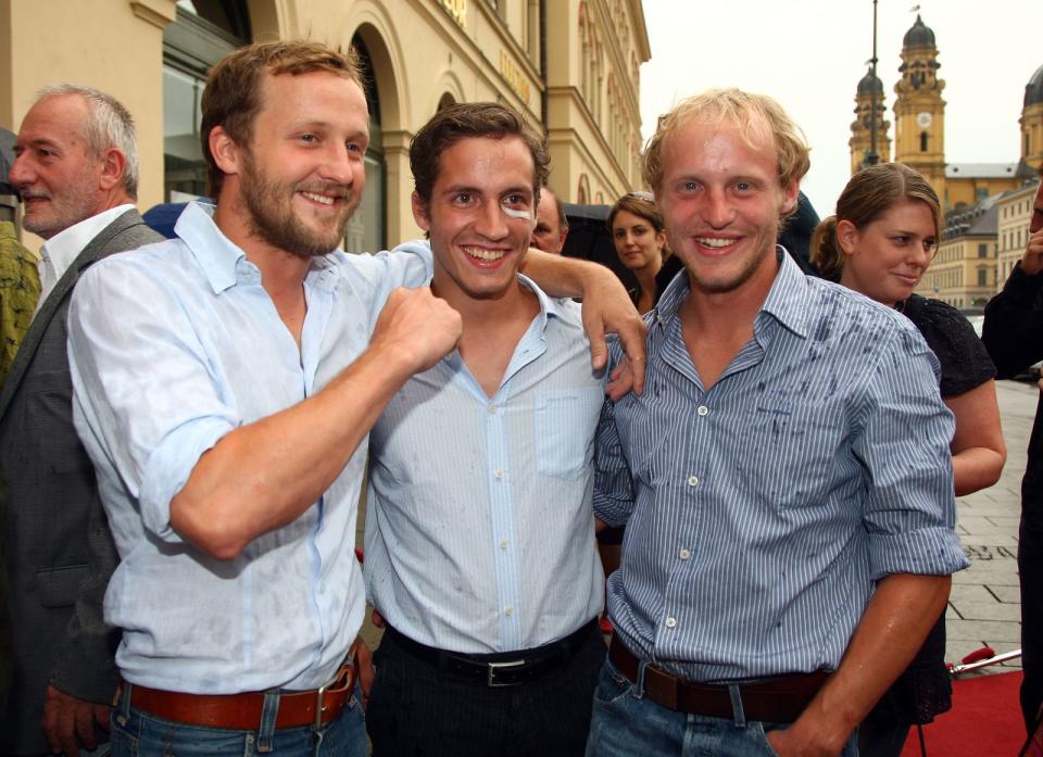 Drei Brüder, ein Beruf (von links): Maximilian und Franz-Xaver Brückner sind wie ihr Bruder Florian Brückner als Schauspieler tätig.  (Bild: 2008 Getty Images/Johannes Simon)