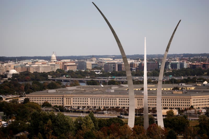 FILE PHOTO: The Pentagon building is seen in Arlington, Virginia, U.S.