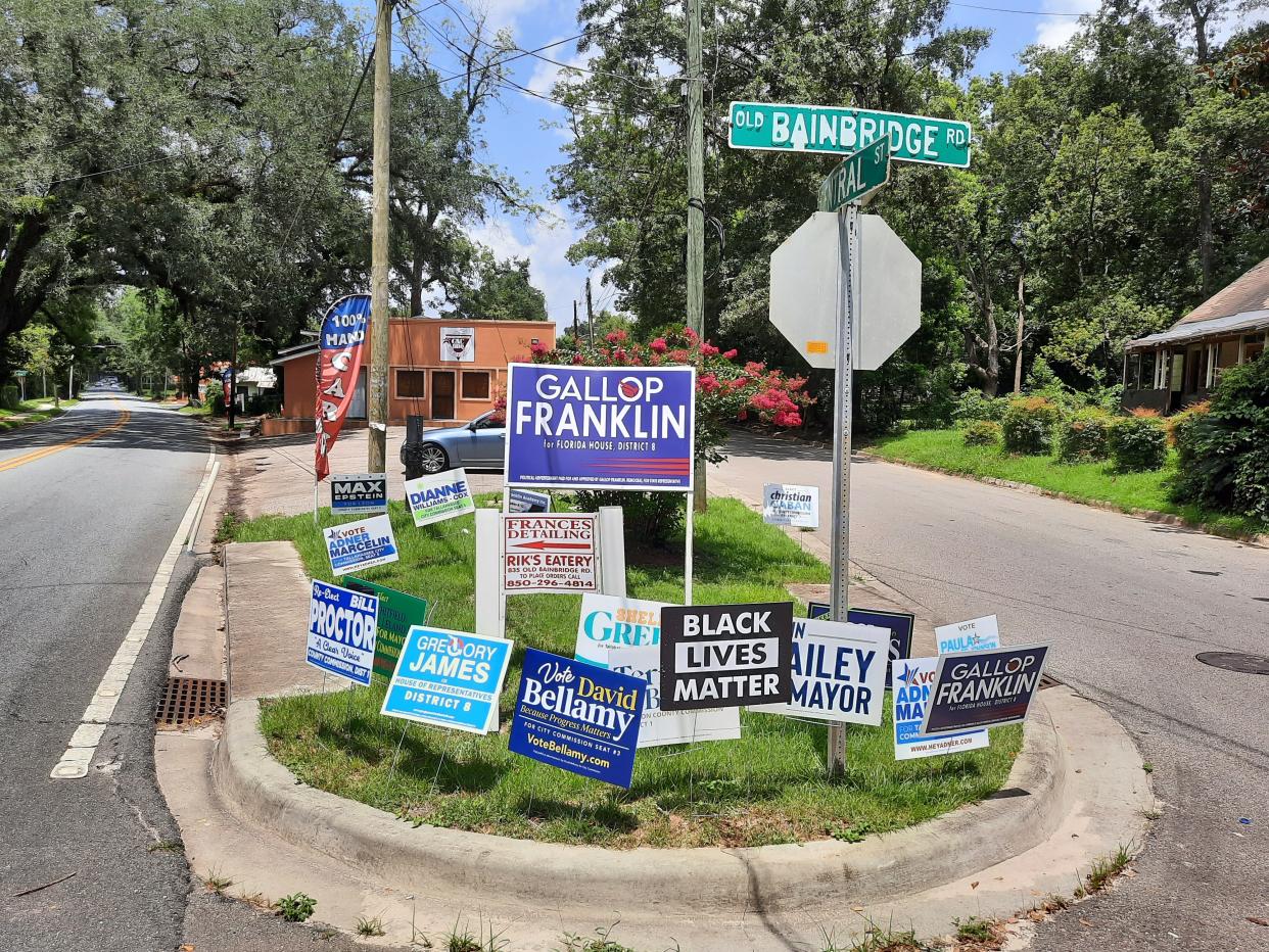 There's a carbon cost attached to all those campaign signs.