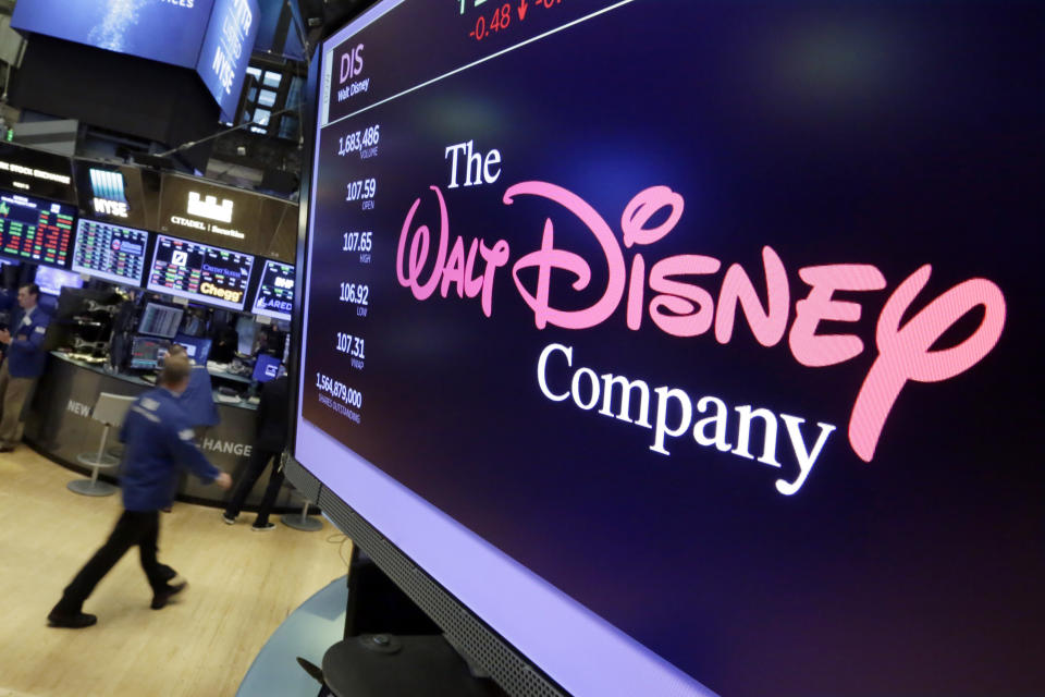 The potential for another media megadeal are sending shares of Comcast, Twenty-First Century Fox and Disney into motion before the opening bell. (AP Photo/Richard Drew)