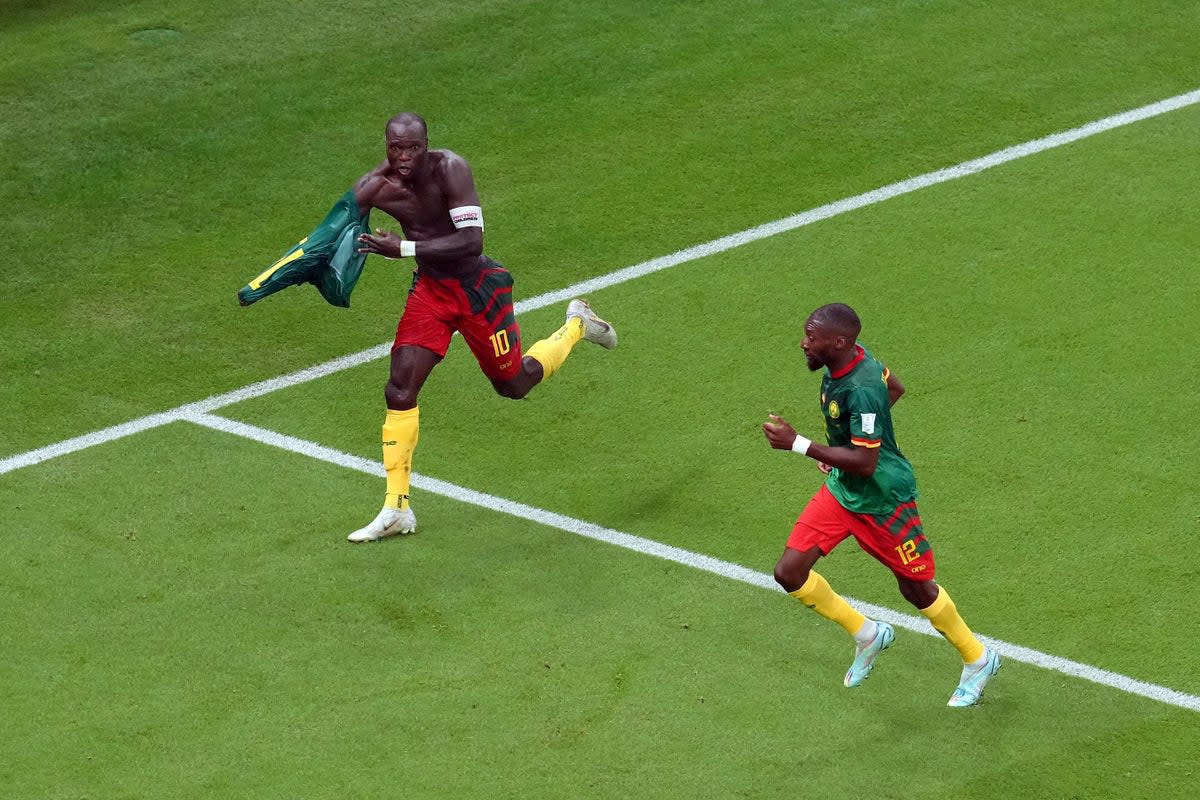 Vincent Aboubakar’s late winner for Cameroon against Brazil rounded off a thrilling World Cup group stage (Nick Potts/PA) (PA Wire)