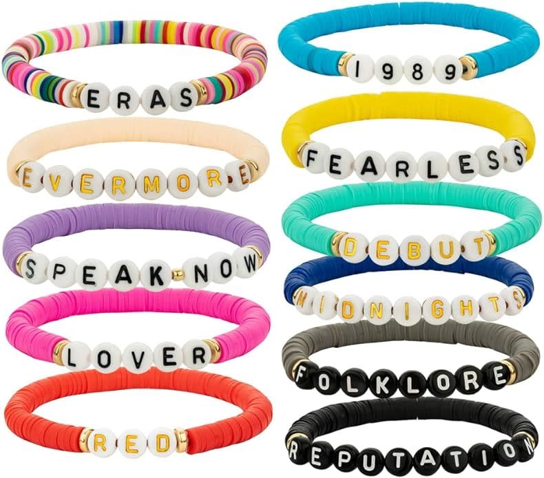 Qiuseadu 11-pcs Eras Bracelets. (PHOTO: Amazon Singapore)