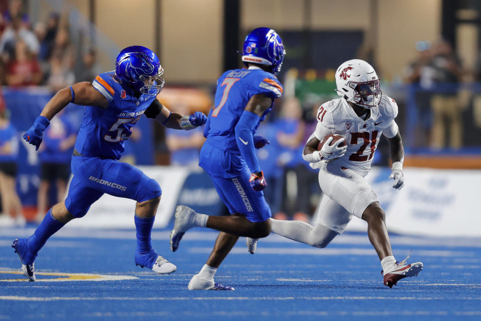 Ashton Jeanty runs for 259 yards and 4 TDs, No. 25 Boise State beats