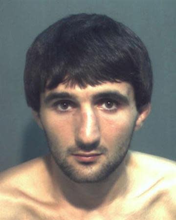 Ibragim Todashev is pictured in this undated booking photo courtesy of the Orange County Corrections Department. An FBI agent shot and killed a Florida man with suspected links to the Boston Marathon bombings early on May 22, 2013, NBC News reported. REUTERS/Orange County Corrections Department/Handout