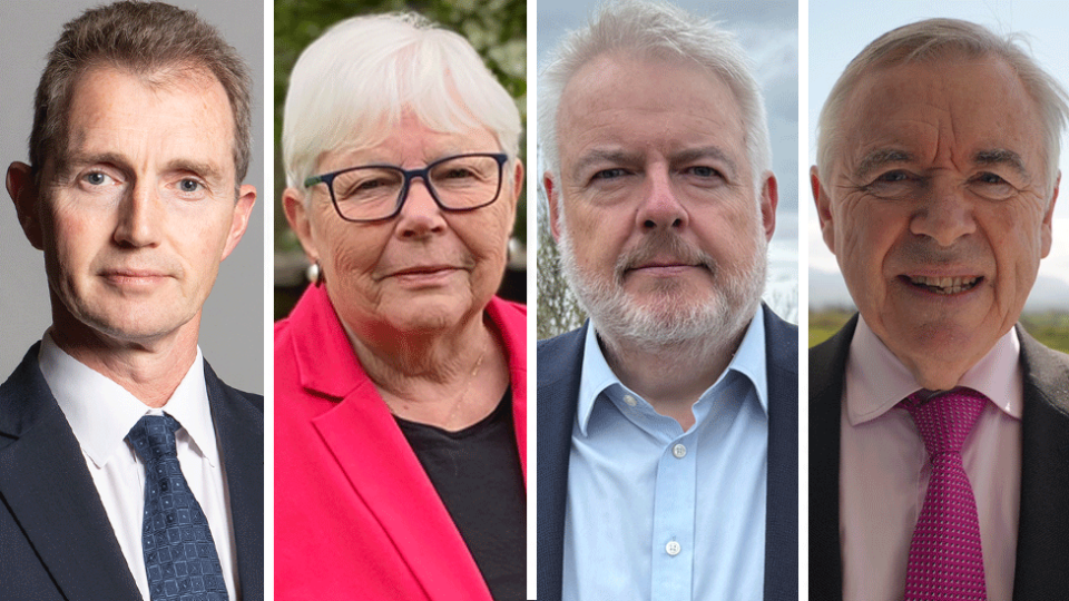 David TC Davies, Baroness Jenny Randerson, Carwyn Jones and Ieuan Wyan Jones