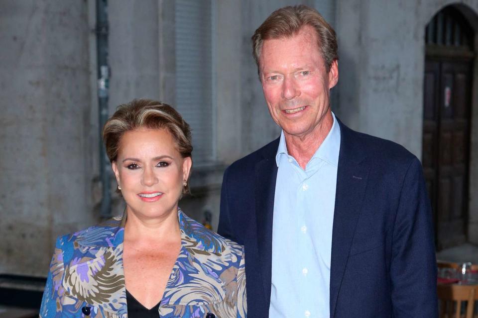 <p>Sipa via AP Images</p> Grand Duke Henri and the Grand Duchess Maria Theresa of Luxembourg in August 2019