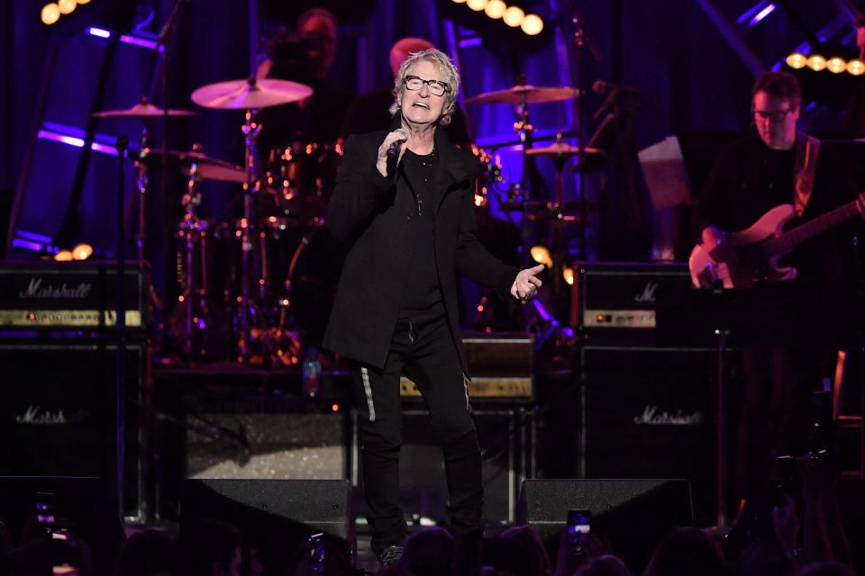 Kevin Cronin of REO Speedwagon performs onstage during Keep Memory Alive Hosts Star-Studded Lineup At 26th Annual Power Of Love Gala at MGM Grand Garden Arena on Feb. 18, 2023 in Las Vegas, Nevada.