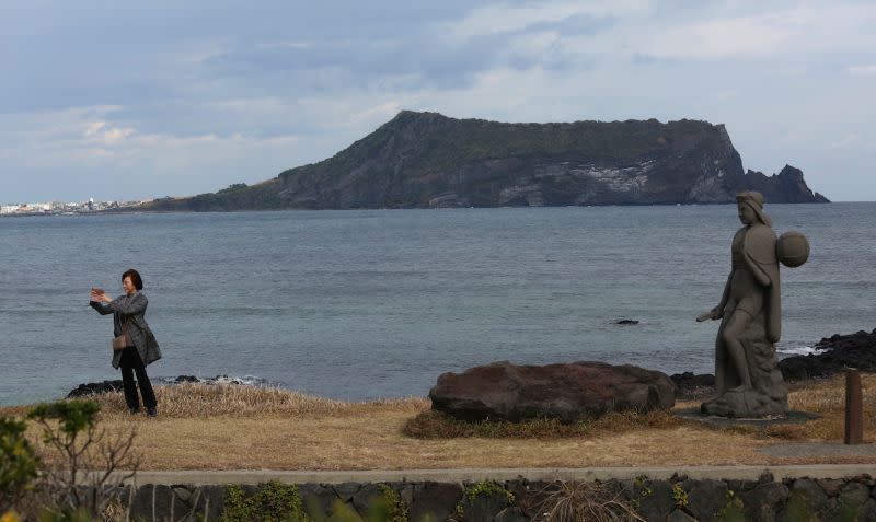 ▲位於韓國「國境之南」的濟州島，是首屈一指的觀光度假勝地，但近來卻已經不是韓國民眾旅遊首選。（圖／美聯社／達志影像）