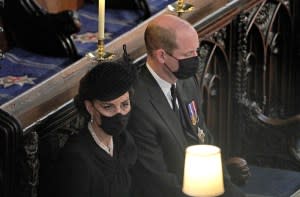 Prince William, Duchess Kate Honor ‘Devoted’ Prince Philip After Sitting Side by Side at His Funeral