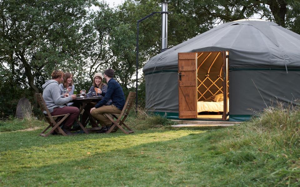 Glamping camping UK - Mike Harrington/Stone RF / Getty