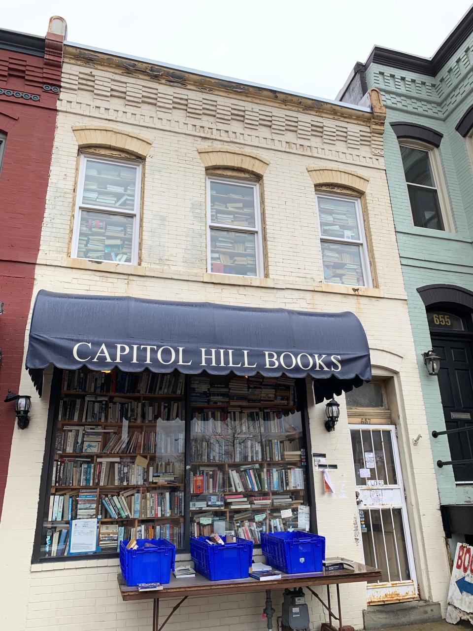 Capital Hill Books, forced to close during the coronavirus, had come up with two ways to help it maintain business during the shutdown: shopping by appointment (four shoppers or less) and virtual grab bag book collections shipped to shoppers.