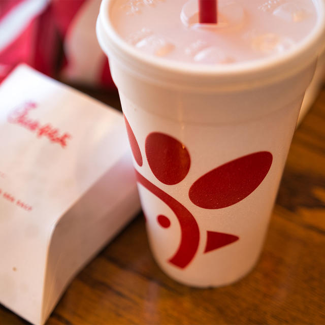 Red Cardboard Cup With A Straw Stock Photo - Download Image Now