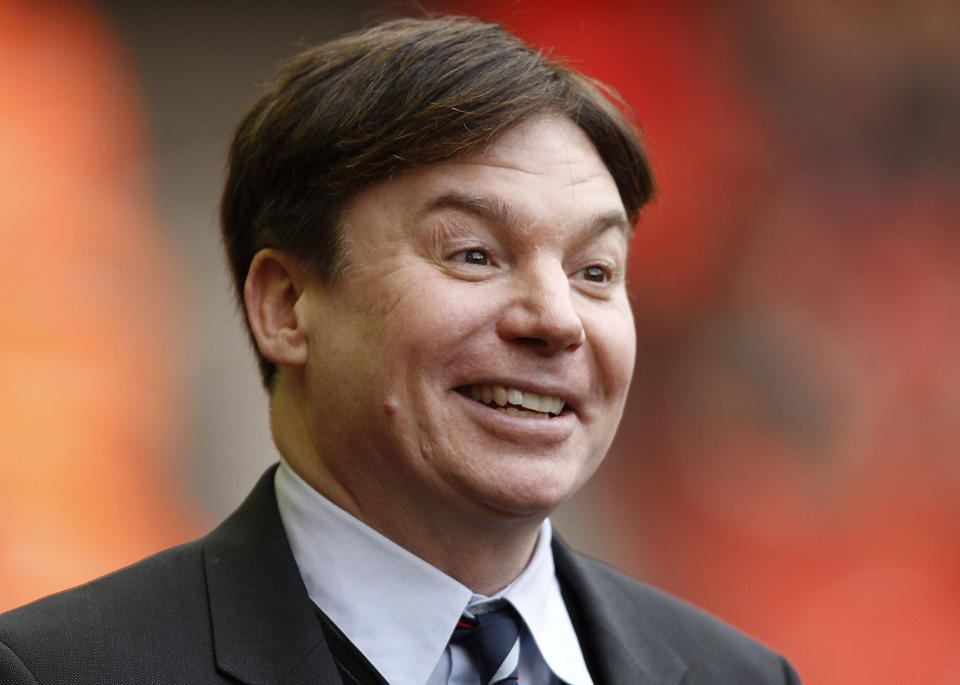 Actor and film star Mike Myers at Anfield