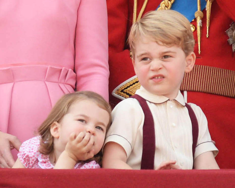 “Trooping the Colour”: Prinz George und Prinzessin Charlotte