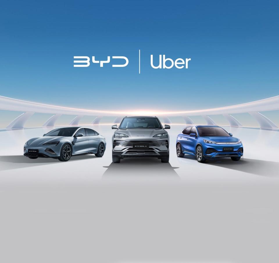 uber and byd cars