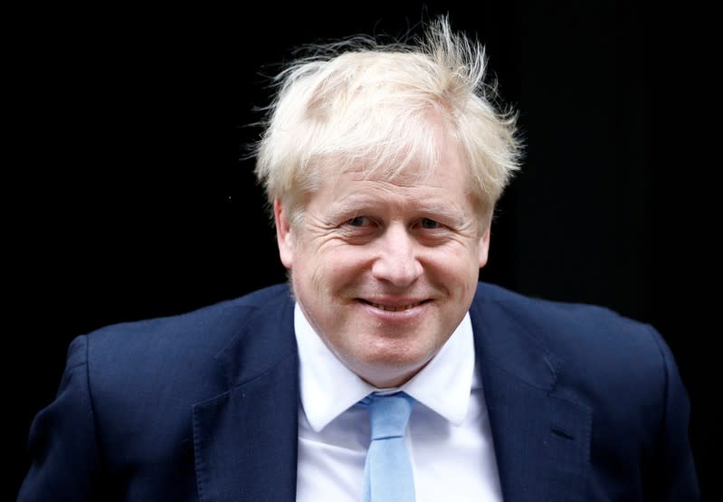 FILE PHOTO: NATO Secretary-General Jens Stoltenberg meets Britain's Prime Minister Boris Johnson in London