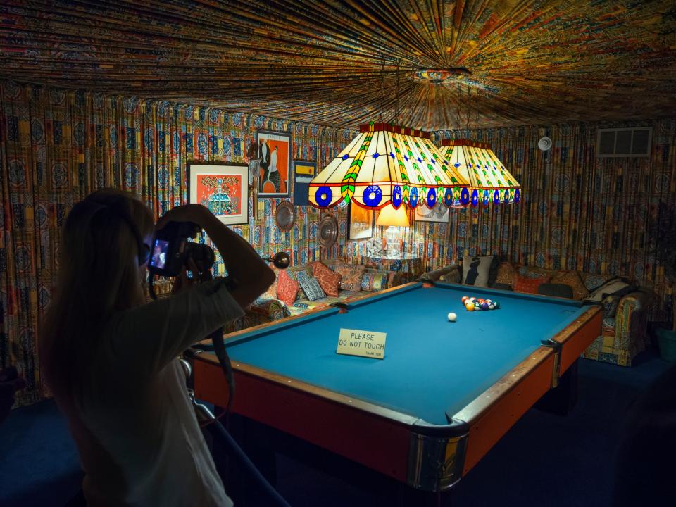 The pool room