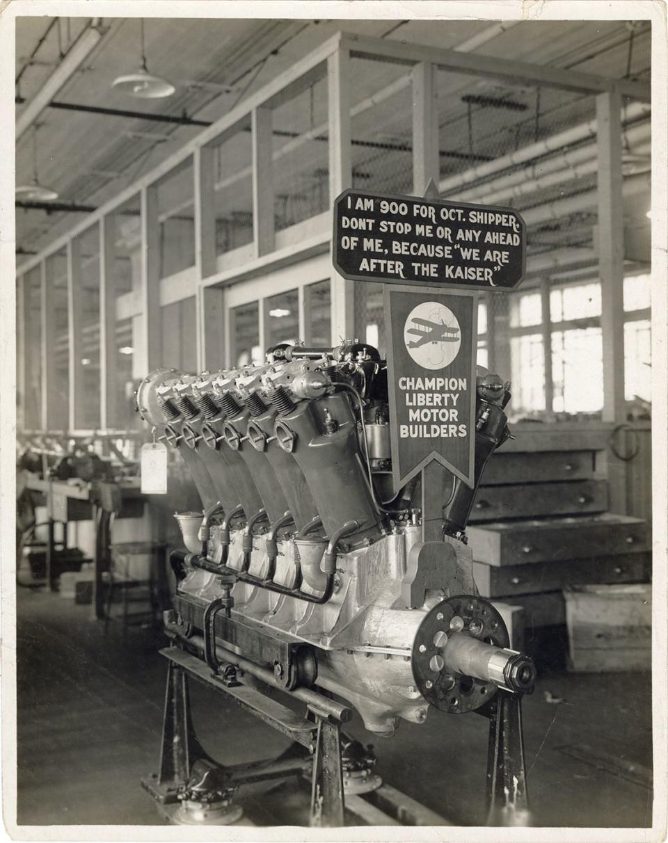 car from packard motor car assembly plant in detroit