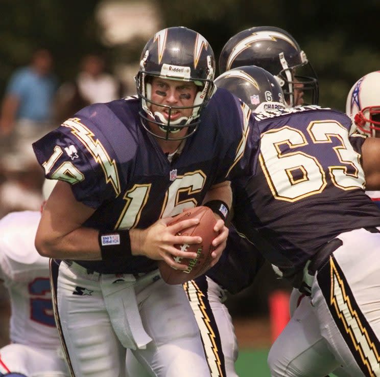 San Diego Chargers quarterback Ryan Leaf in September 1998