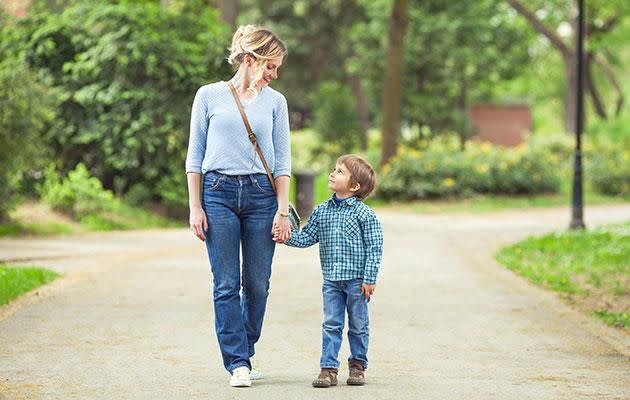 A mum is considering giving up her son for her new boyfriend. Photo: Getty