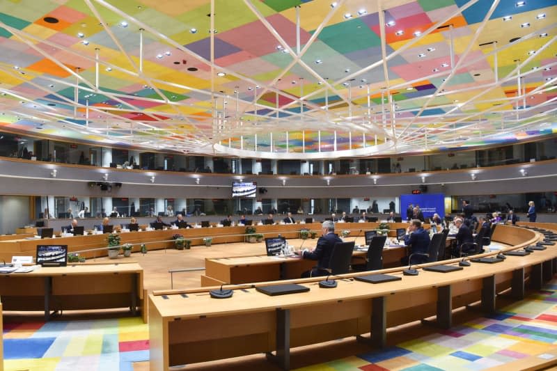 A general view during the the EU summit in Brussels. -/European Council/dpa