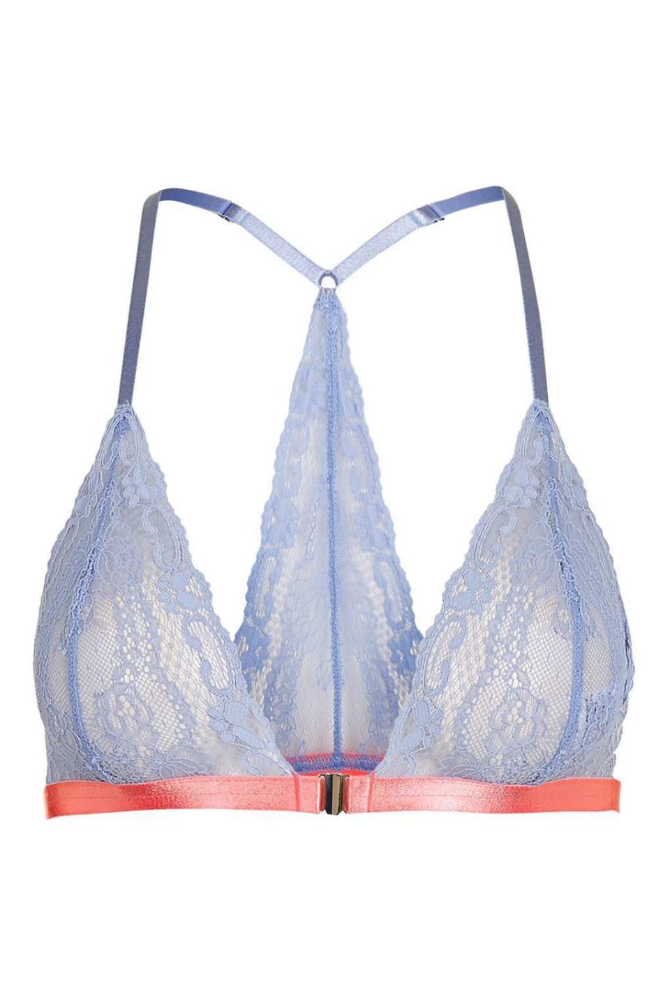 Corded Lace Triangle Bra