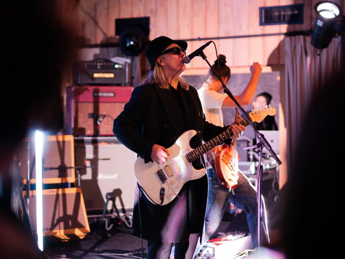 Taylor playing a benefit concert for the Cancer Awareness Trust in October 2023 (HW Media)