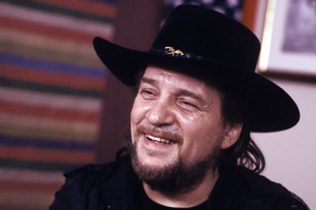 Waylon Jennings Backstage - Credit: David Redfern/Redferns/Getty Images